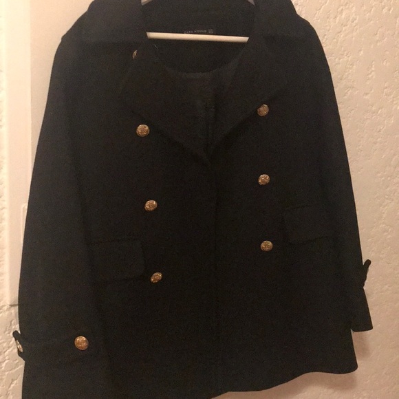 Black Zara duffel coat - Picture 5 of 5
